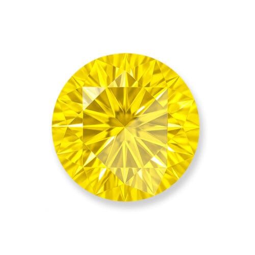 0.54 CT - Fancy Intense Yellow Diamond