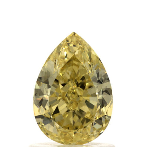 1.28 CT - Fancy Vivid  Yellow