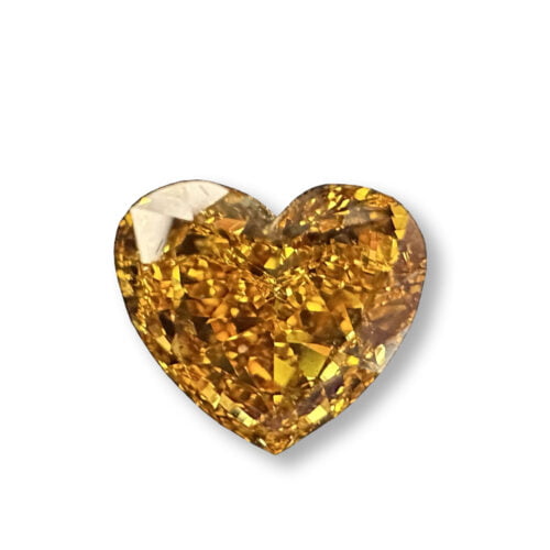 Yellow Orange heart