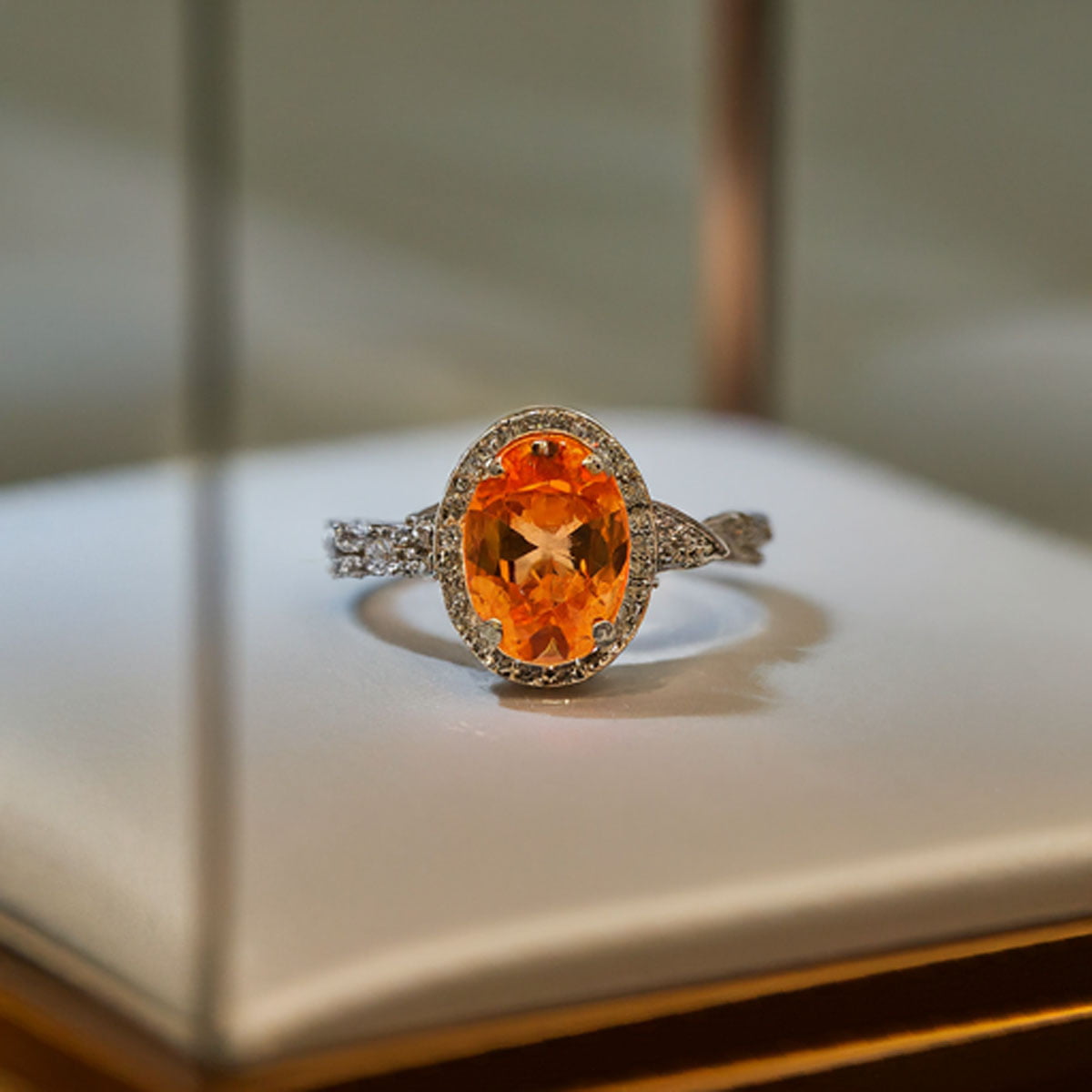 Crafting Elegance with Exquisite Orange Diamonds