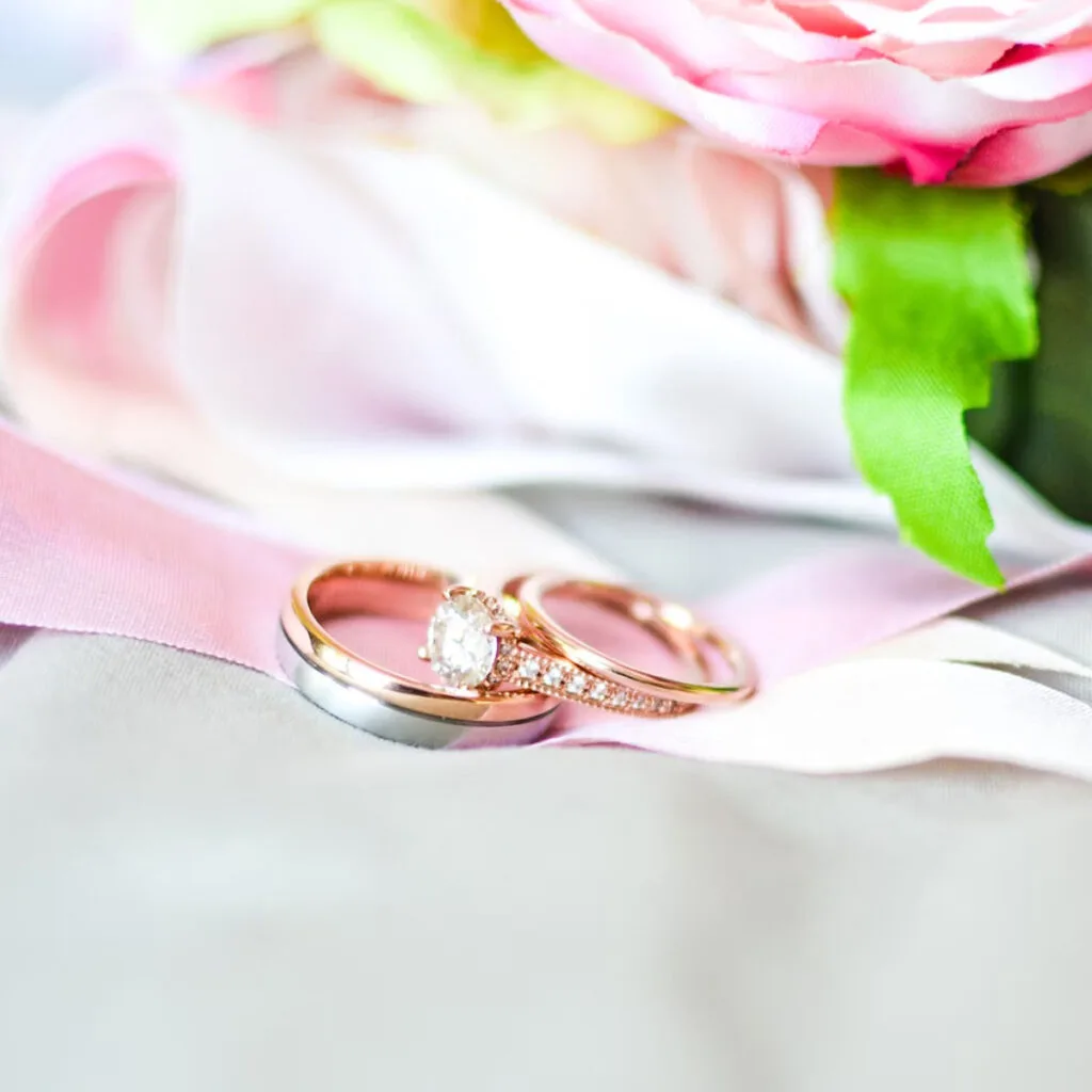 Rose Gold Engagement Rings UK, Romantic Engagement Rings, Rose Gold Diamond Rings