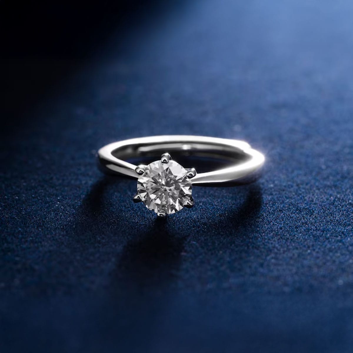 2 carat diamond ring, lab-grown diamond, GIA certification