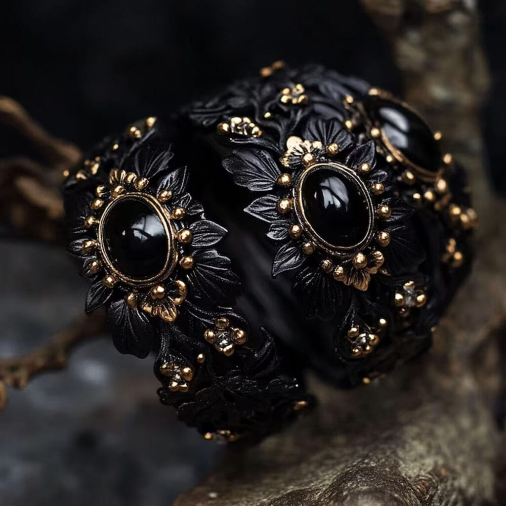 black gold, engagement rings, bridal jewellery