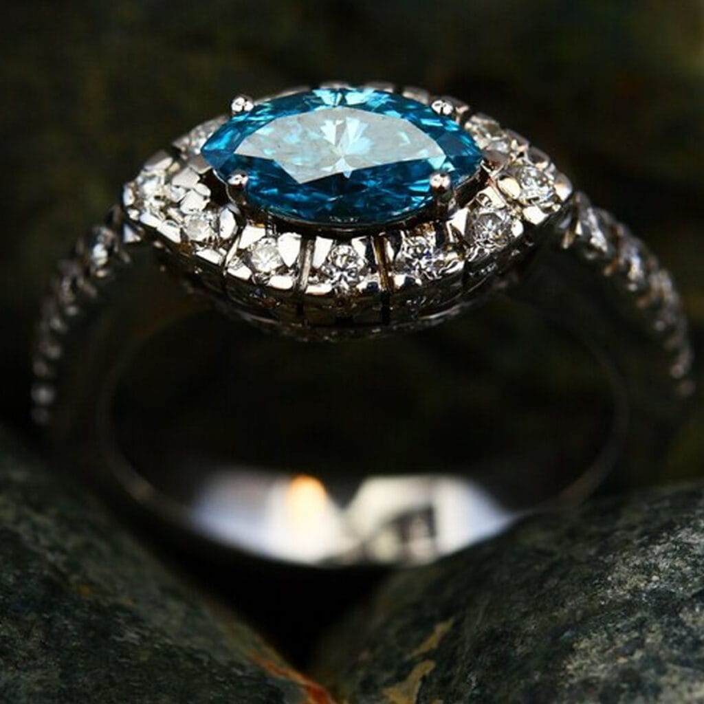 blue gold, coloured metals, sustainable jewellery