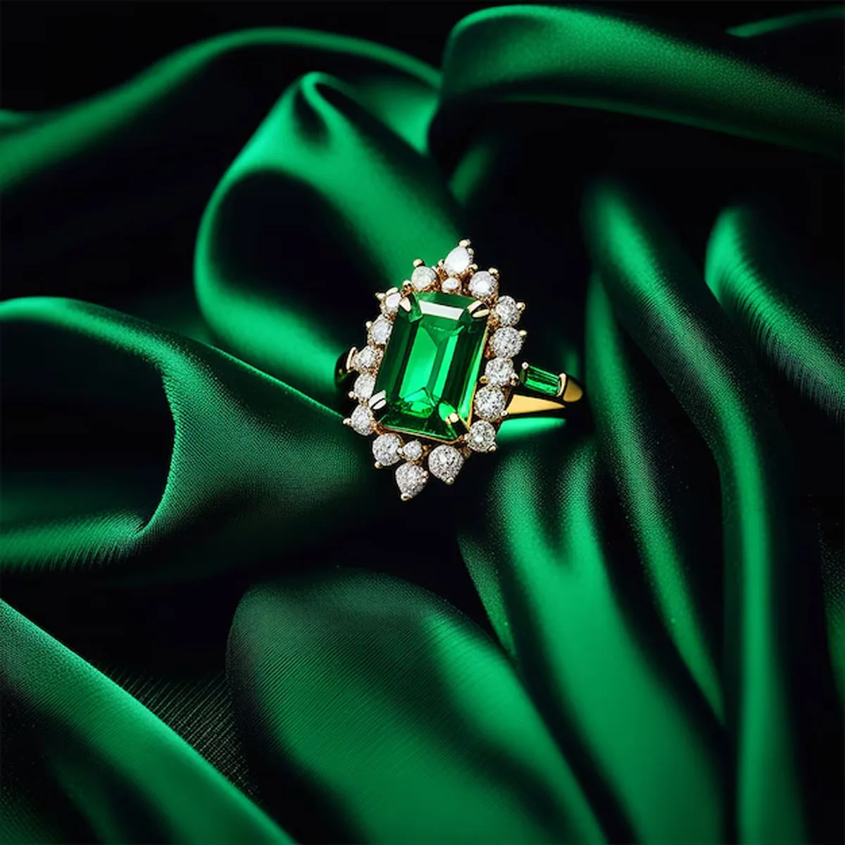 green gold, ethical jewellery, engagement rings